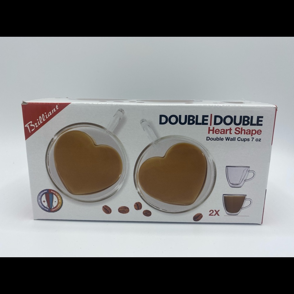 Heart shaped cups